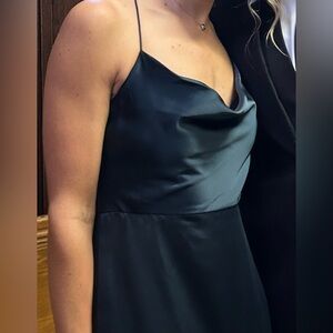 Dessy Collection Strapless Evergreen Dress